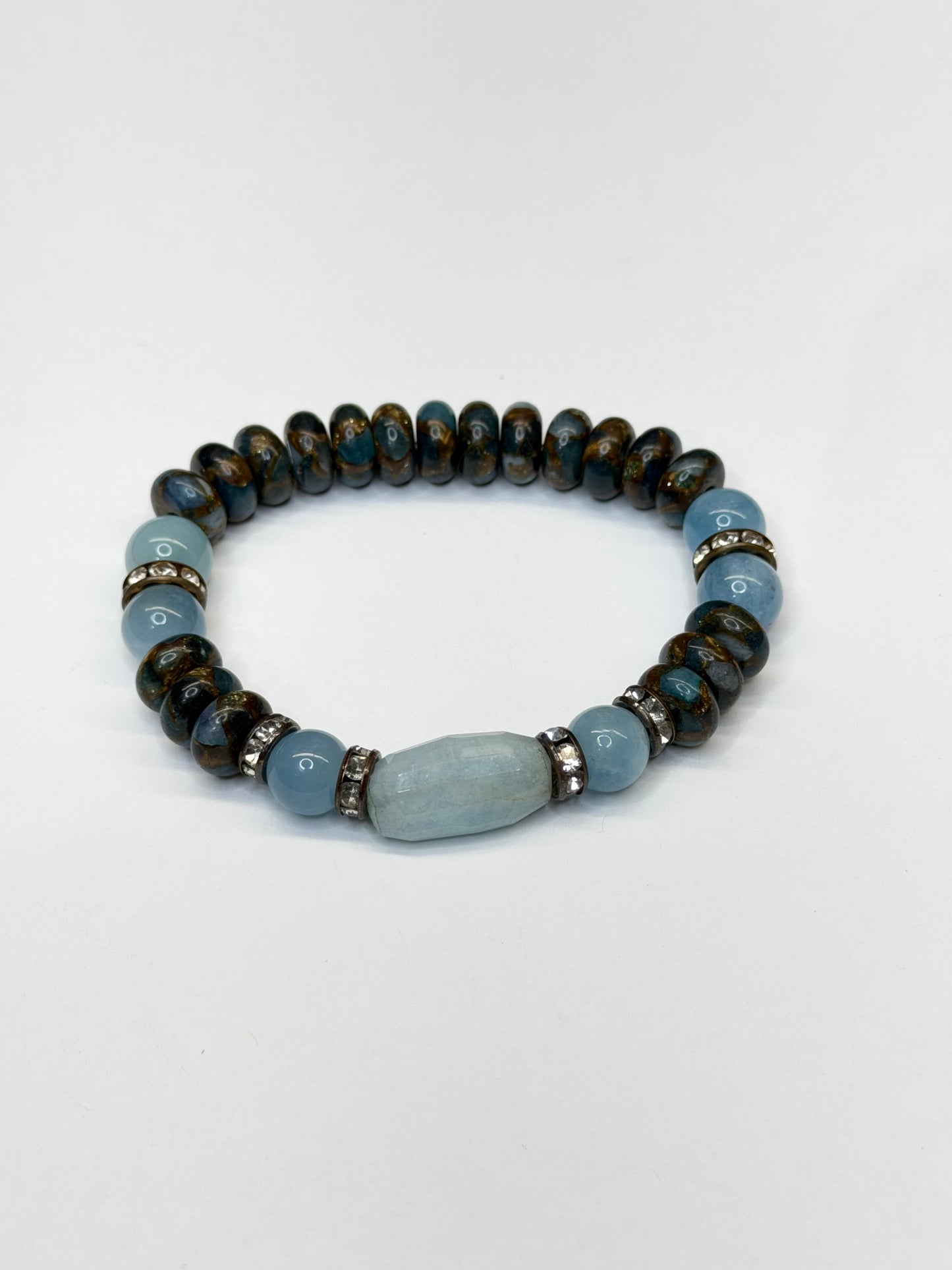 Aquamarine and Blue Sea Sediment Jasper