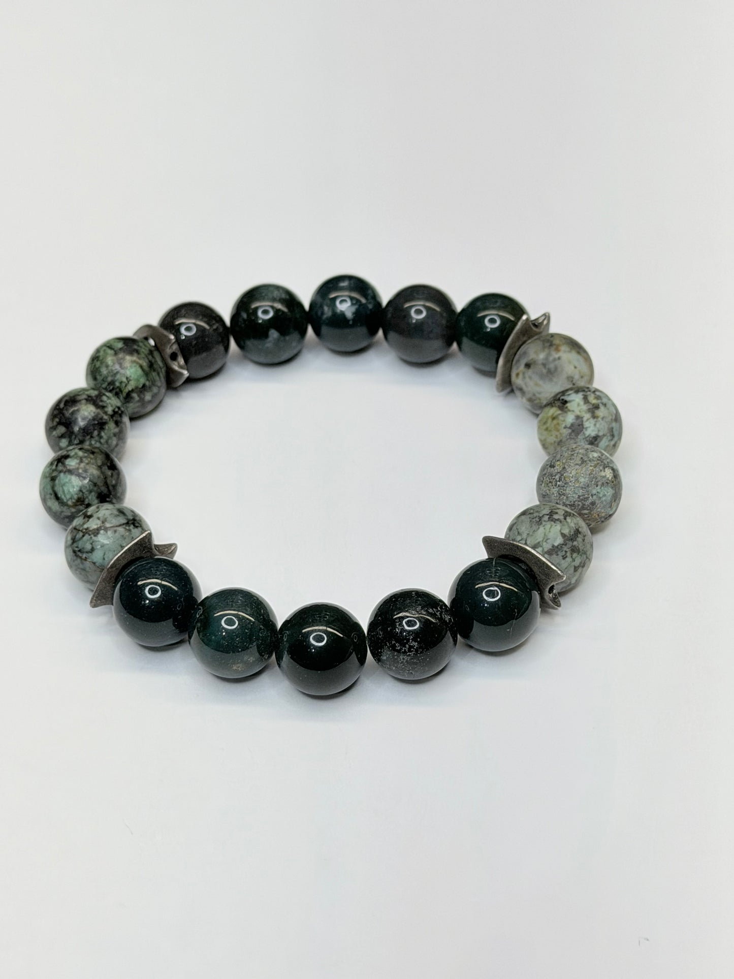 African Turquoise and Moss Jasper