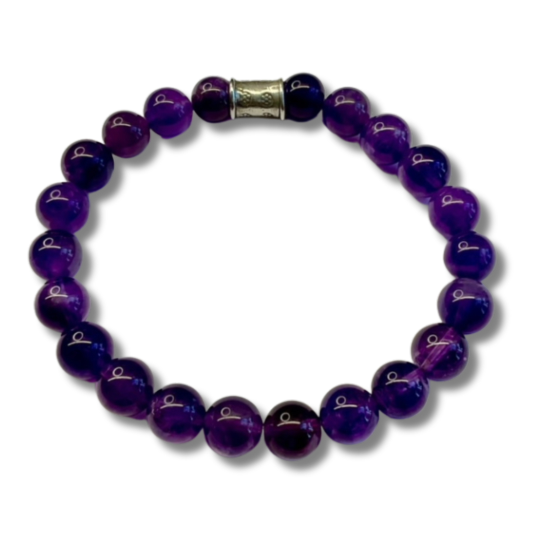 Amethyst with Sterling Silver