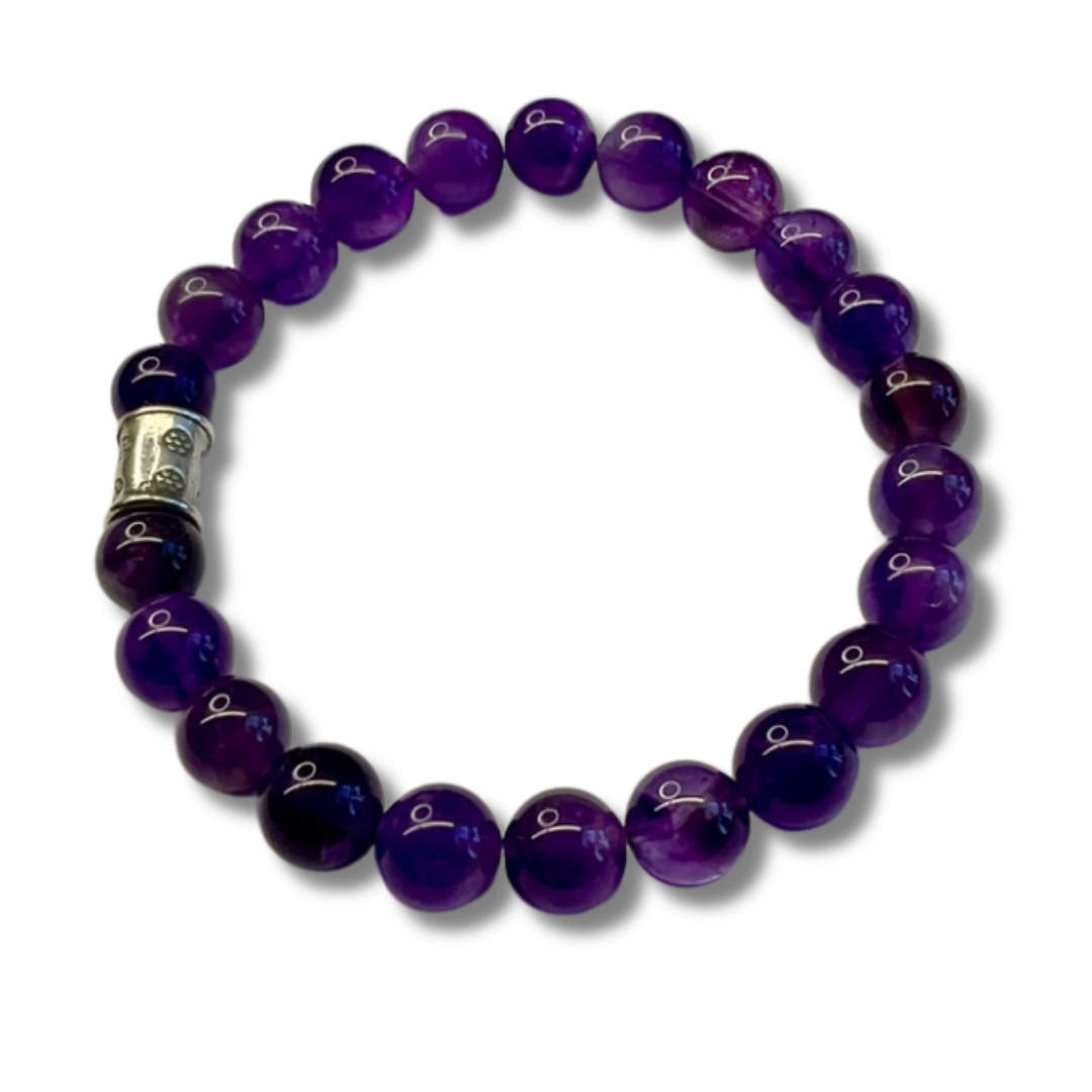 Amethyst with Sterling Silver