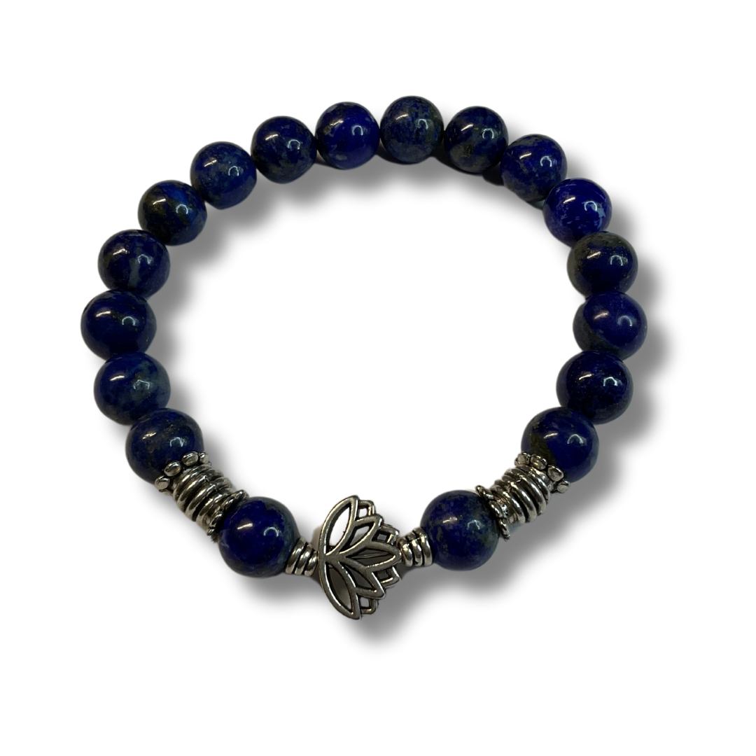 Lapis Lazuli Lotus Flower