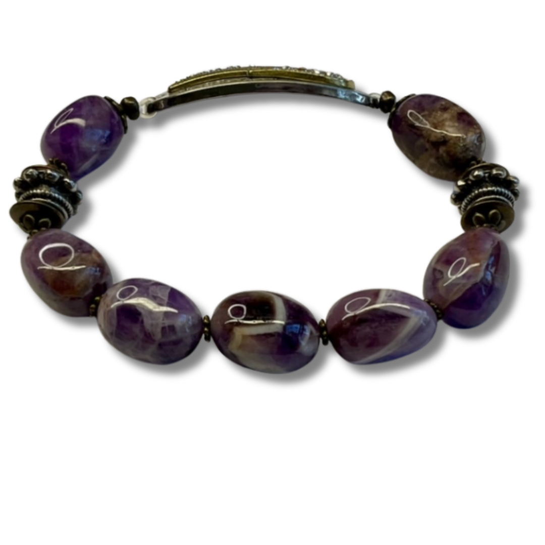 Chunky Amethyst “With Brave Wings She Flies”