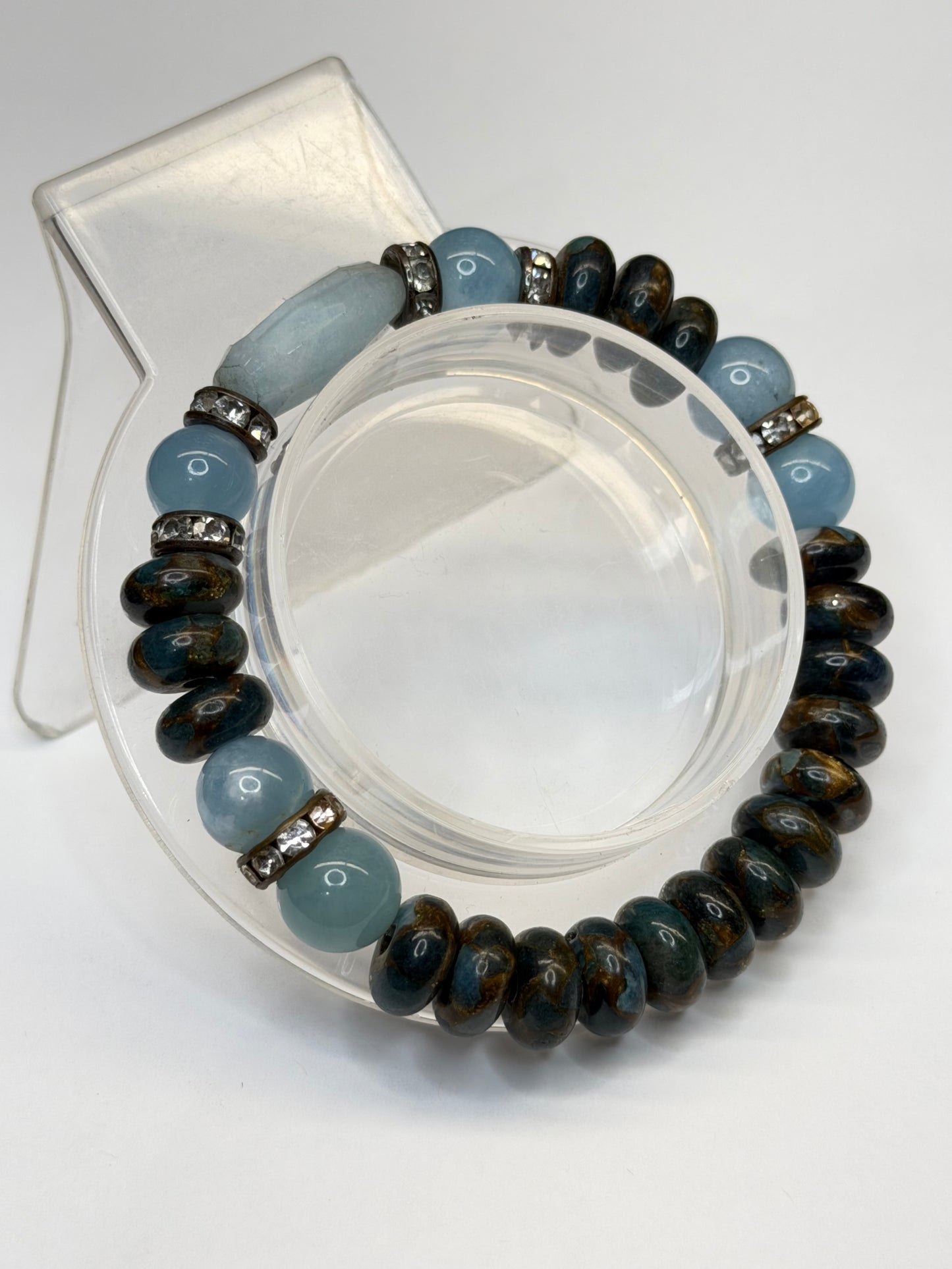 Aquamarine and Blue Sea Sediment Jasper