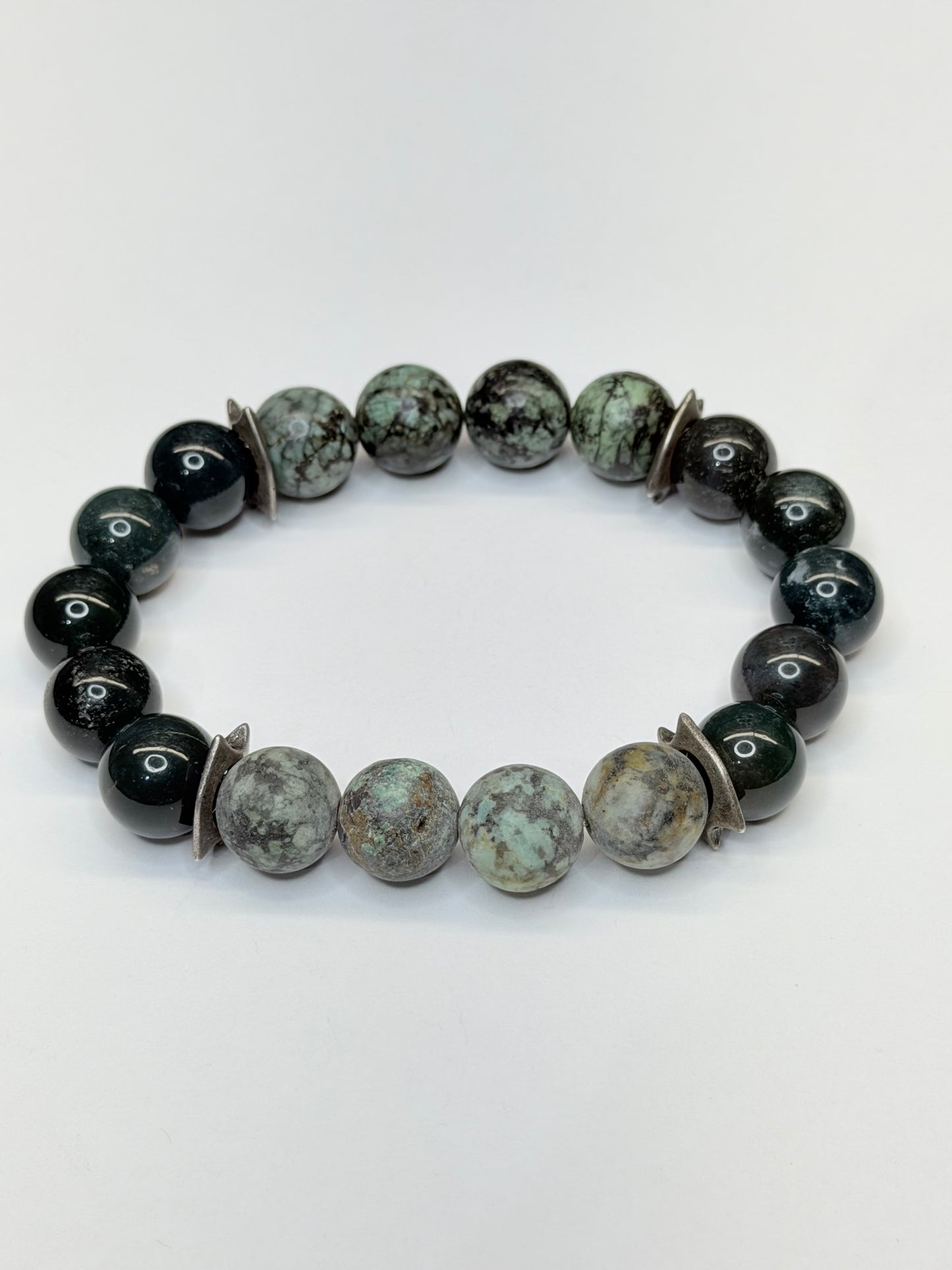 African Turquoise and Moss Jasper