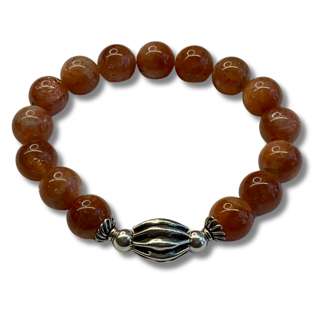 Sunstone with Sterling Silver
