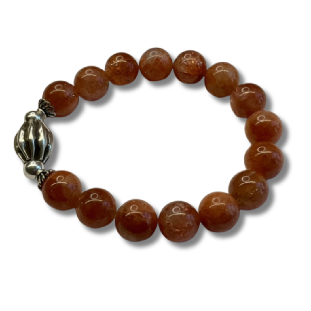 Sunstone with Sterling Silver